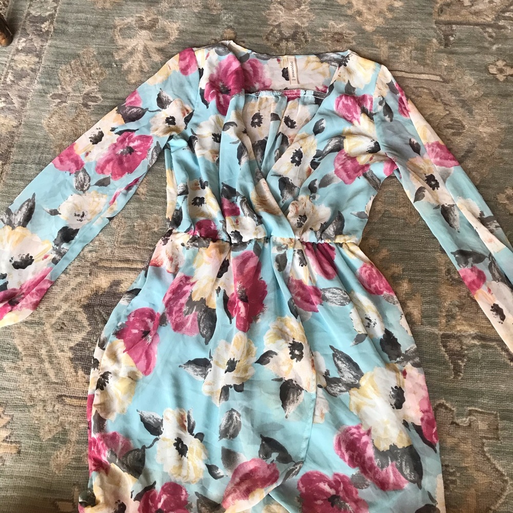 Blue Floral Dress